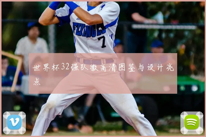 世界杯32强队徽高清图鉴与设计亮点